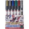 Mr Hobby Mr.Hobby Gundam Metallic Marker metalinių žymeklių rinkinys GMS-121