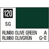 Mr Hobby Mr.Hobby Mr.Color C-120 RLM80 Olive Žalias nitro dažai, 10 ml