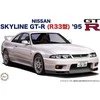 Nissan Skyline GT-R R33 1995 1/24 Fujimi surenkamas modelis