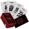 Rockpool Occult Tarot kišeninės kortos skardinėje dėžutėje – 78 kortų kaladė