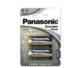 Panasonic C LR14 šarminės baterijos 1.5V, 2 vnt. rinkinys