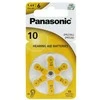 Panasonic klausos aparatų baterijos 10 dydis, 60 vnt. (cinko–oro)