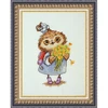 Pelėda su gėlėmis – Siuvinėjimo kryželiu rinkinys NeoCraft 9x15 cm