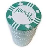 Pokerio žetonai Bicycle, 20 vnt., žali, moliu užpildyti 8 g