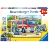 Ravensburger 2 dėlionės „Gelbėjimo tarnybos“, 2×12 det., nuo 3 m.