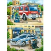Ravensburger 2 dėlionės „Gelbėjimo tarnybos“, 2×12 det., nuo 3 m.
