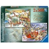 Ravensburger 2 dėlionės „Kalėdų kolekcija“, 2×500 det.