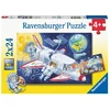 Ravensburger 2 dėlionės „Kelionė į kosmosą“, 2×24 det., nuo 4 m.