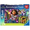 Ravensburger 3 dėlionės „Disney Užkerėti“, 3×49 det., nuo 5 m.