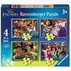 Ravensburger 4 dėlionės „Disney Užkerėti“, 12–24 det., nuo 3 m.