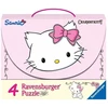 Ravensburger 4 dėlionės lagaminėlyje „Charmmy Kitty“, 25–36 det., nuo 4 m.
