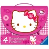 Ravensburger 4 dėlionės lagaminėlyje „Hello Kitty“, 25–36 det., nuo 3 m.