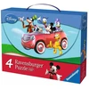 Ravensburger 4 dėlionės lagaminėlyje „Peliuko Mikio klubas“, nuo 3 m.