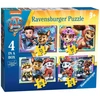 Ravensburger "4 viename" Dėlionė 12, 16, 20, 24 vnt. - Šunyčiai patruliai (PAW Patrol)