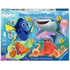 Ravensburger 4 figūrinės dėlionės „Disney Pixar Ieškant Dorės“, 10–16 det.