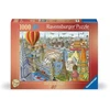 Ravensburger dėlionė „Aplink pasaulį per 80 dienų“, 1000 det.