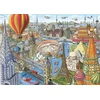 Ravensburger dėlionė „Aplink pasaulį per 80 dienų“, 1000 det.