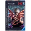 Ravensburger dėlionė „Mergina su drakonu“, 500 det.