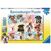 Ravensburger Dėlionė 100 vnt. - Linksmi šuniukai