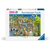 Ravensburger dėlionė „Žąsies Motutės miestelis“, 1000 det.