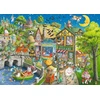 Ravensburger dėlionė „Žąsies Motutės miestelis“, 1000 det.