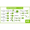 Ravensburger GraviTrax priedų rinkinys „Twirl“, 42 det., nuo 8 m.