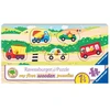 Ravensburger medinė dėlionė „Pirmosios transporto priemonės“, 5 det., nuo 1,5 m.