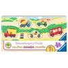 Ravensburger medinė dėlionė „Pirmosios transporto priemonės“, 5 det., nuo 1,5 m.