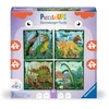 Ravensburger PuzzleUP! 4 dėlionės „Dinozaurai“, nuo 4 m.