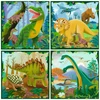 Ravensburger PuzzleUP! 4 dėlionės „Dinozaurai“, nuo 4 m.