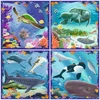 Ravensburger PuzzleUP! 4 dėlionės „Jūrų gyvūnai“, nuo 5 m.