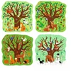Ravensburger PuzzleUP! 4 dėlionės „Metų laikai“, nuo 3 m.