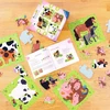 Ravensburger PuzzleUP! 4 dėlionės „Ūkio gyvūnai“, nuo 2 m.
