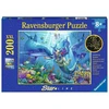 Ravensburger tamsoje šviečianti dėlionė „Jūrų rojus“, 200 XXL det., nuo 8 m.