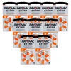 Rayovac Extra Advanced 13 klausos aparatų baterijos, 60 vnt.