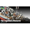 Revell Bismarck mūšinio laivo dovanų rinkinys 1:700 &amp; 1:1200 su dažais