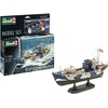 Revell KFK Kriegsfischkutter dovanų rinkinys 1/144 – plastikinis laivo modelis