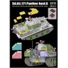 RFM Rye Field Panther G tanko modelis 1/35 su naktiniais taikikliais
