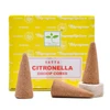 Kvepiančių Smilkalų Koniukas - Satya Citronella 12 Koniukų su Laikikliu, Šviežios Citrinos Kvapas