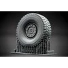 Scalex Kozak-2 nusėdusių ratų rinkinys ICM, 1/35, 3D spausdinti ratai