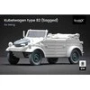 Kubelwagen nusėdusių ratų rinkinys Meng/Tamiya, 1/35, 3D spausdinta