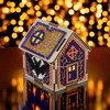 Siuvinėjimo kryželiu rinkinys ant medžio su karoliukais | Wonderland Crafts