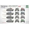 Takom Tiger I ankstyvasis 4in1 tanko modelis 1/35 s.Pz.Abt.502