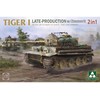 Takom Tiger I Sd.Kfz.181 vėlyvas su zimmeritu, 1/35 plastikinis modelis