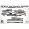 Takom Tiger I vėlyvasis tanko modelis 1/35, Normandija 1944, su Zimmerit