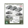Takom Tiger I vokiečių tankas 3-in-1 plastikinis modelis 1/35