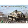 Takom VK45.02(H) tanko Blueprint w1461 1/35 plastikinis rinkinys
