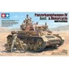 Tamiya Panzer IV Ausf F su motociklu, Šiaurės Afrika 1/35 rinkinys