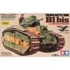Tamiya prancūzų tankas B1 bis 1/35 modelis su varikliu 30058