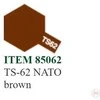 Tamiya purškiami dažai TS-62 NATO ruda, 100 ml